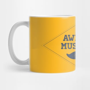 Awesome Mustache (dark) Mug